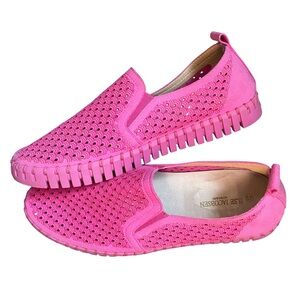 ILSE JACOBSEN TULIP 140 PERFORATED SLIP-ON SNEAKER size 42